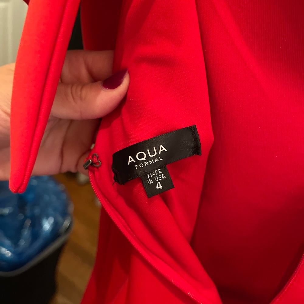 Aqua formal gown - Picture 9 of 16